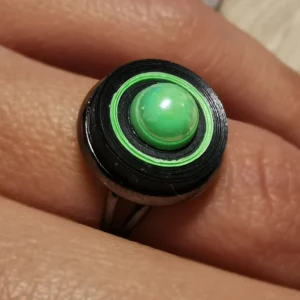 Matching Ring - lime green
