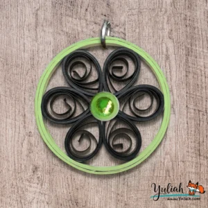 Matching Pendant - lime green
