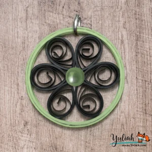 Matching Pendant  - olive green