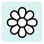 floral earrings product category ico